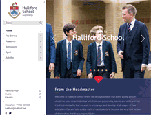 Tablet Screenshot of hallifordschool.co.uk